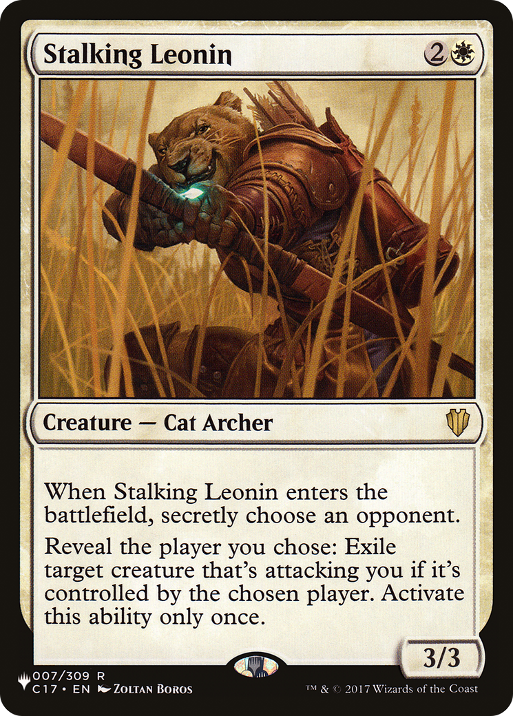 Image of Stalking Leonin (LIST-C17-7) - The List