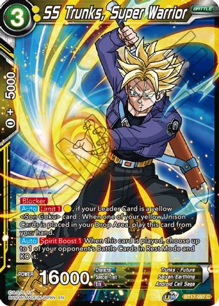 Image of SS Trunks, Super Warrior (BT17-097) - Ultimate Squad Foil