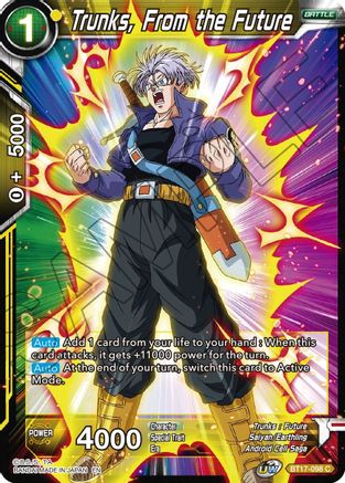 Image of Trunks, From the Future (BT17-098) - Ultimate Squad