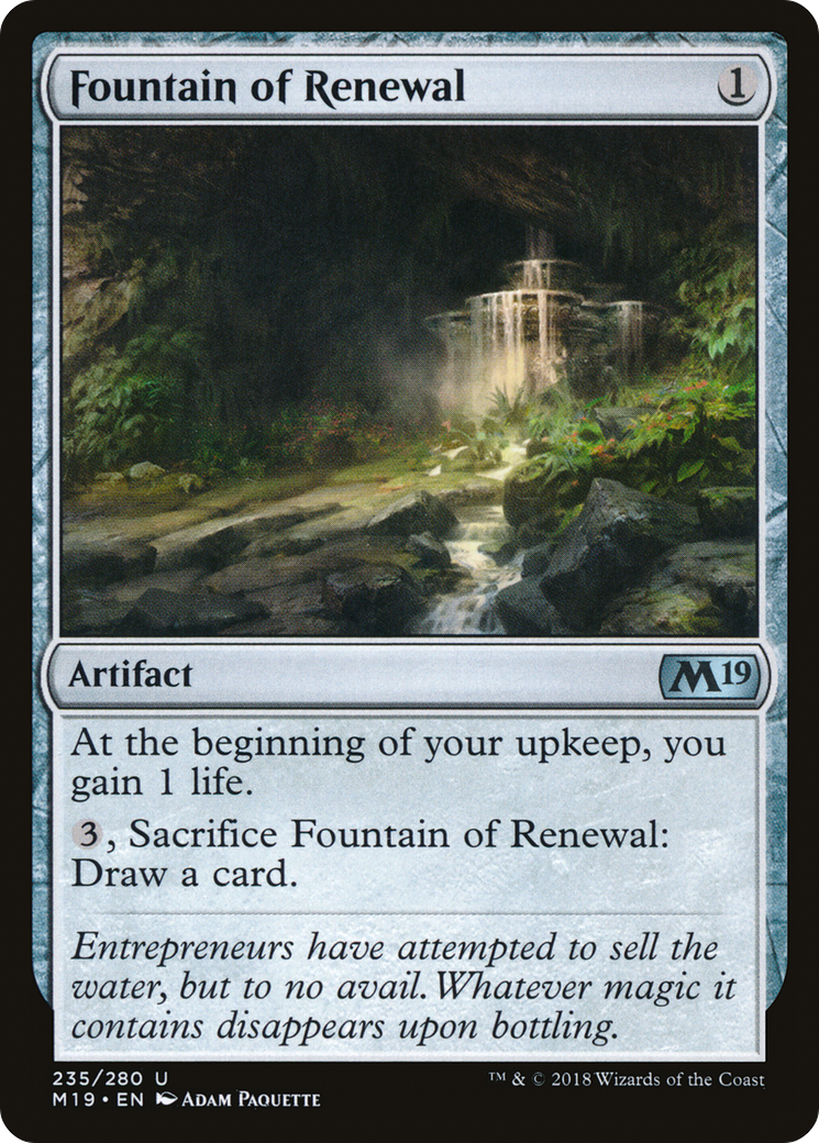 Image of Fountain of Renewal (M19-235) - Core Set 2019 Foil