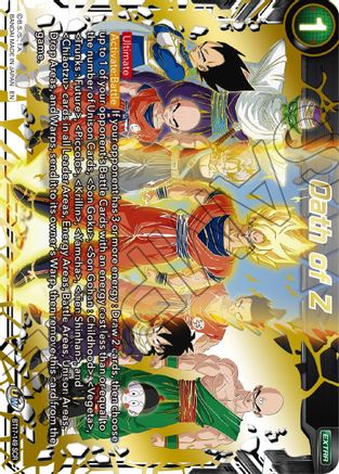 Image of Oath of Z (BT17-149) - Ultimate Squad Foil