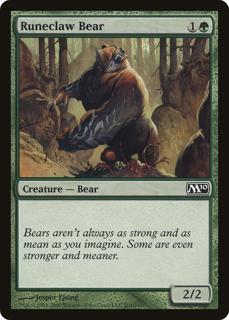 Image of Runeclaw Bear (M10-203) - Magic 2010