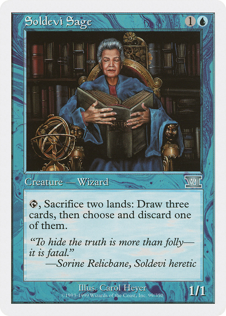 Image of Soldevi Sage (6ED-099) - Classic Sixth Edition