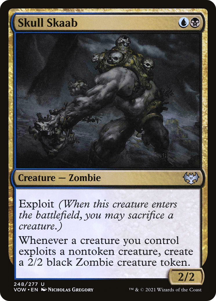 Image of Skull Skaab (VOW-248) - Innistrad: Crimson Vow Foil