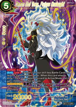 Image of Demon God Towa, Furious Onslaught (SPR) (BT17-115) - Ultimate Squad Foil