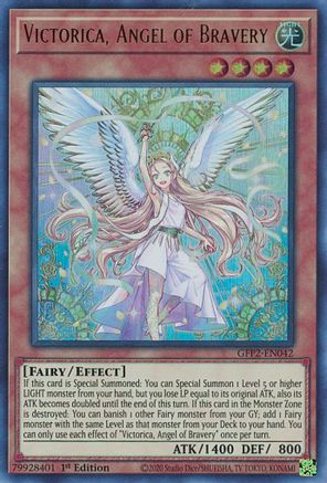Image of Victorica, Angel of Bravery (GFP2-EN042) - Ghosts From the Past: The 2nd Haunting 1st Edition
