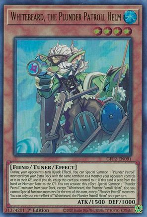 Image of Whitebeard, the Plunder Patroll Helm (GFP2-EN091) - Ghosts From the Past: The 2nd Haunting 1st Edition