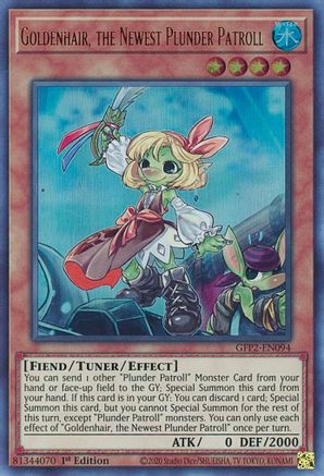 Image of Goldenhair, the Newest Plunder Patroll (GFP2-EN094) - Ghosts From the Past: The 2nd Haunting 1st Edition