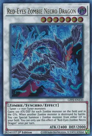 Image of Red-Eyes Zombie Necro Dragon (GFP2-EN133) - Ghosts From the Past: The 2nd Haunting 1st Edition