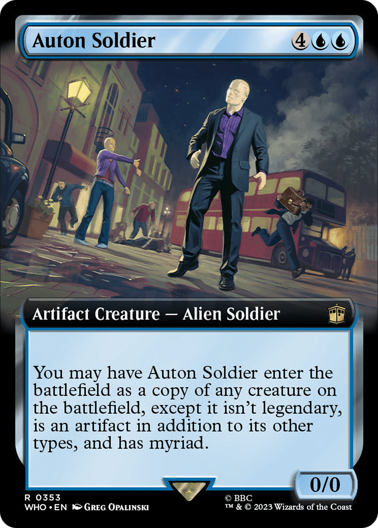 Image of Auton Soldier (Extended Art) (WHO-353) - Doctor Who: (Extended Art)