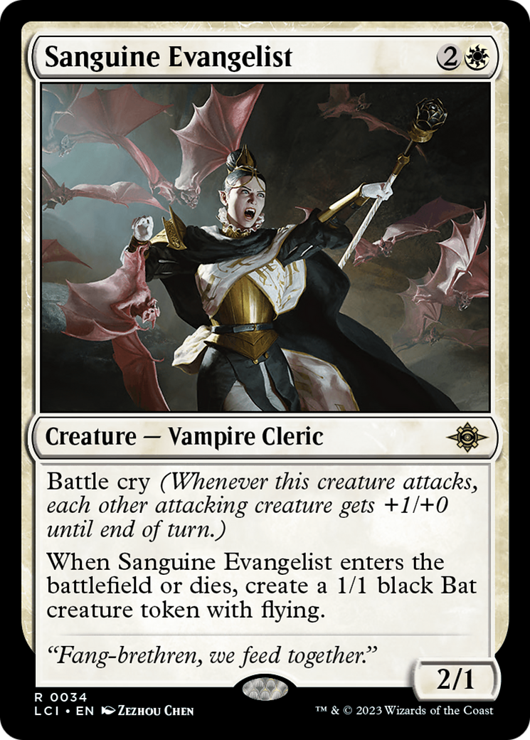 Image of Sanguine Evangelist (LCI-034) - The Lost Caverns of Ixalan Foil