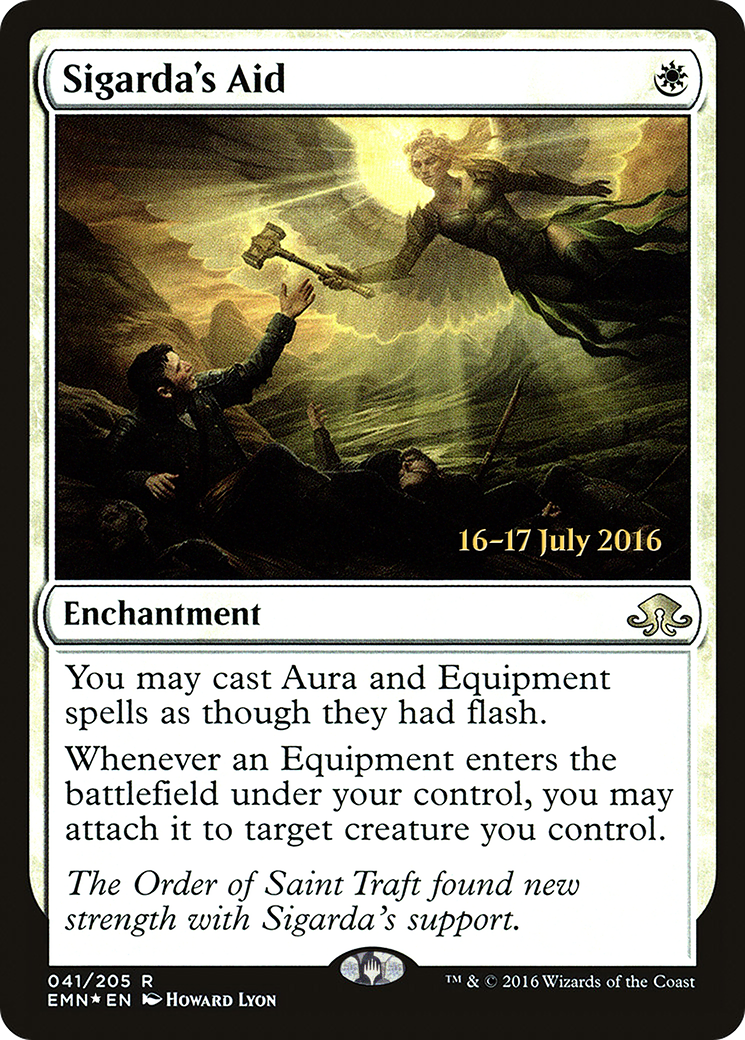 Image of Sigarda's Aid (PRE-041) - Eldritch Moon Promos Foil