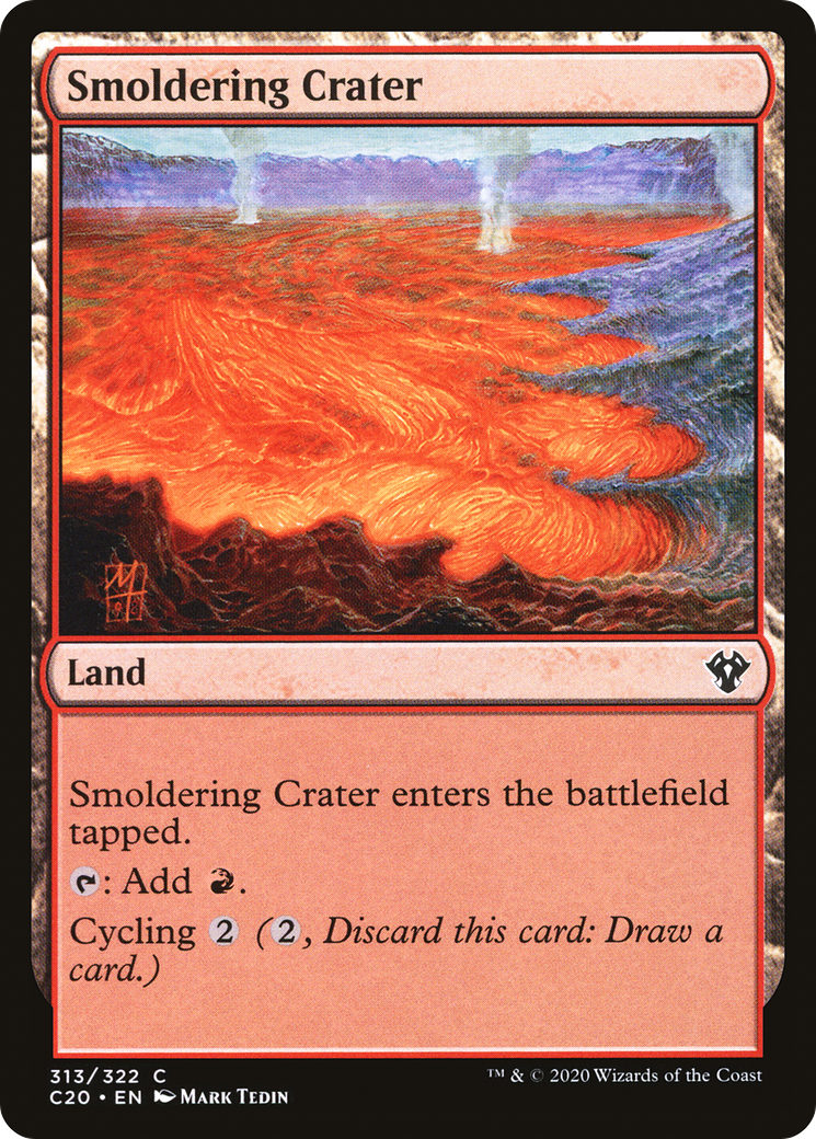 Image of Smoldering Crater (C20-313) - Commander 2020