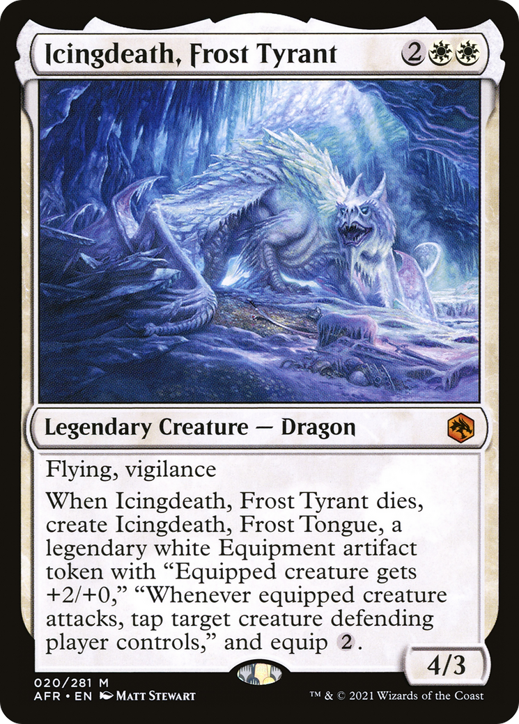 Image of Icingdeath, Frost Tyrant (AFR-020) - Adventures in the Forgotten Realms Foil