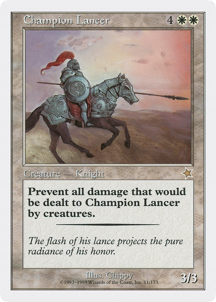 Image of Champion Lancer (S99-011) - Starter 1999