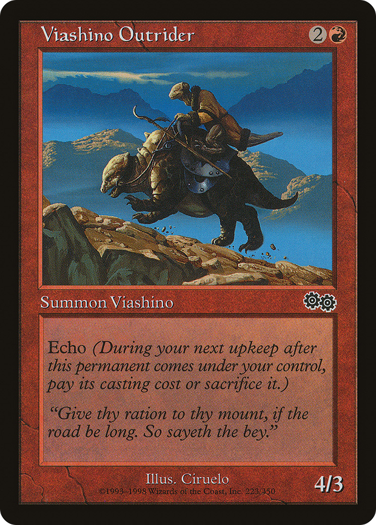 Image of Viashino Outrider (USG-223) - Urza's Saga