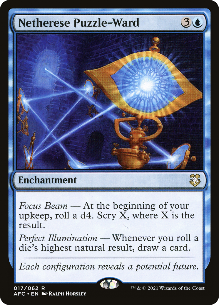 Image of Netherese Puzzle-Ward (AFC-017) - Forgotten Realms Commander