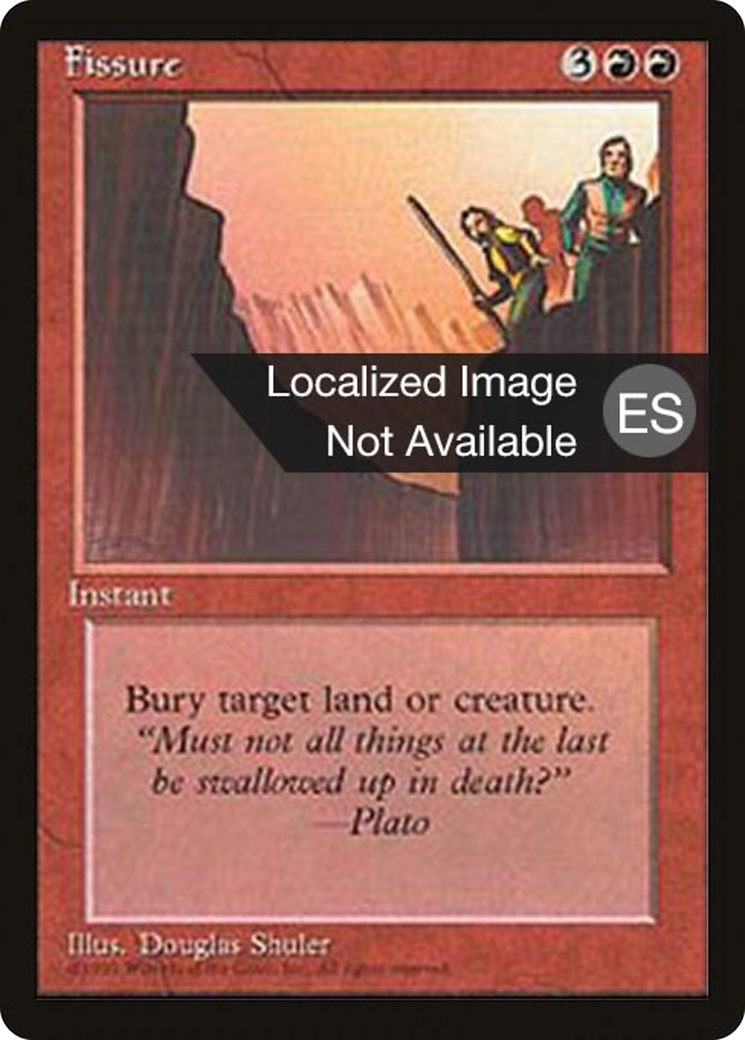 Image of Fissure (4BB-) - Fourth Edition Foreign Black Border