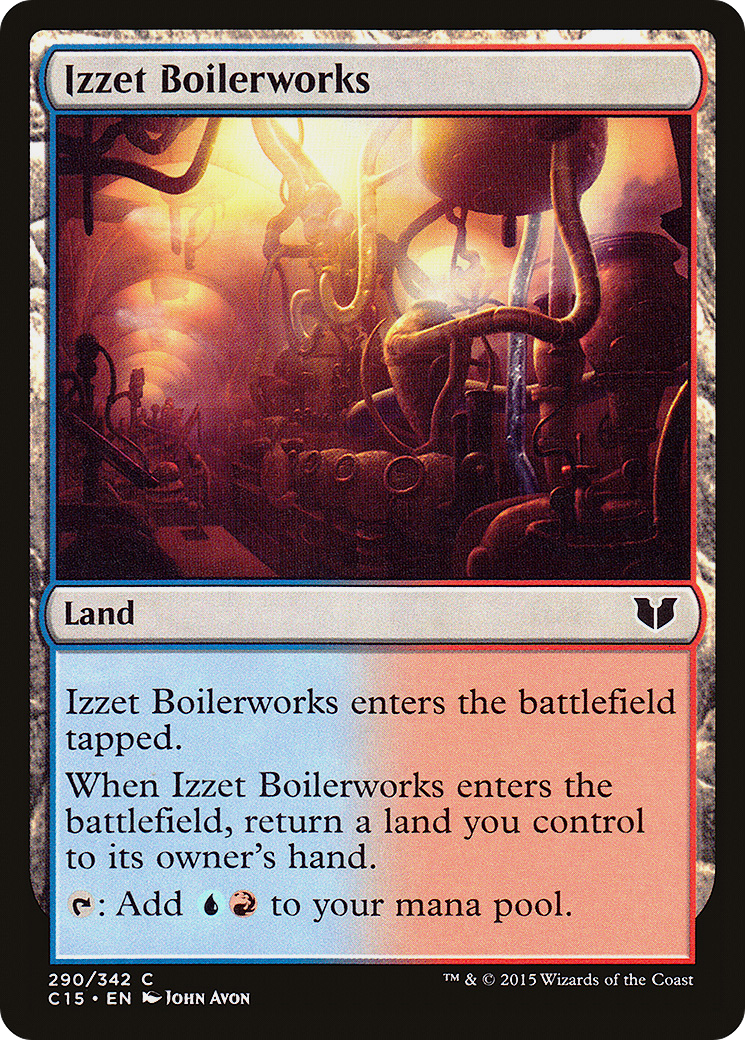 Image of Izzet Boilerworks (C15-290) - Commander 2015