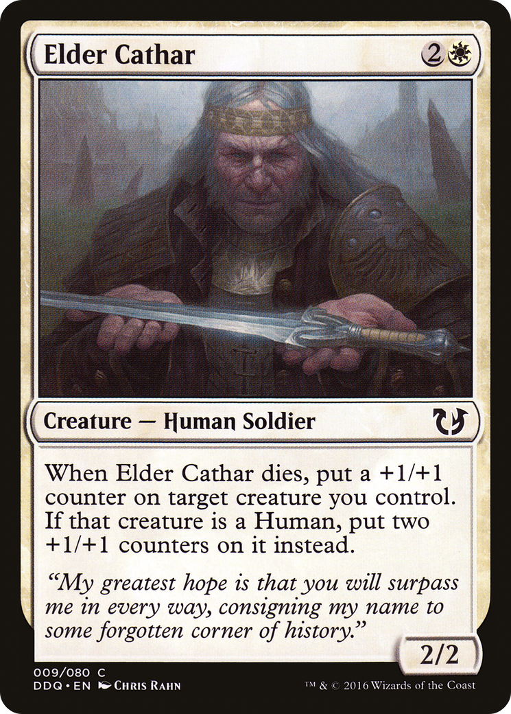 Image of Elder Cathar (DDQ-009) - Duel Decks: Blessed vs. Cursed