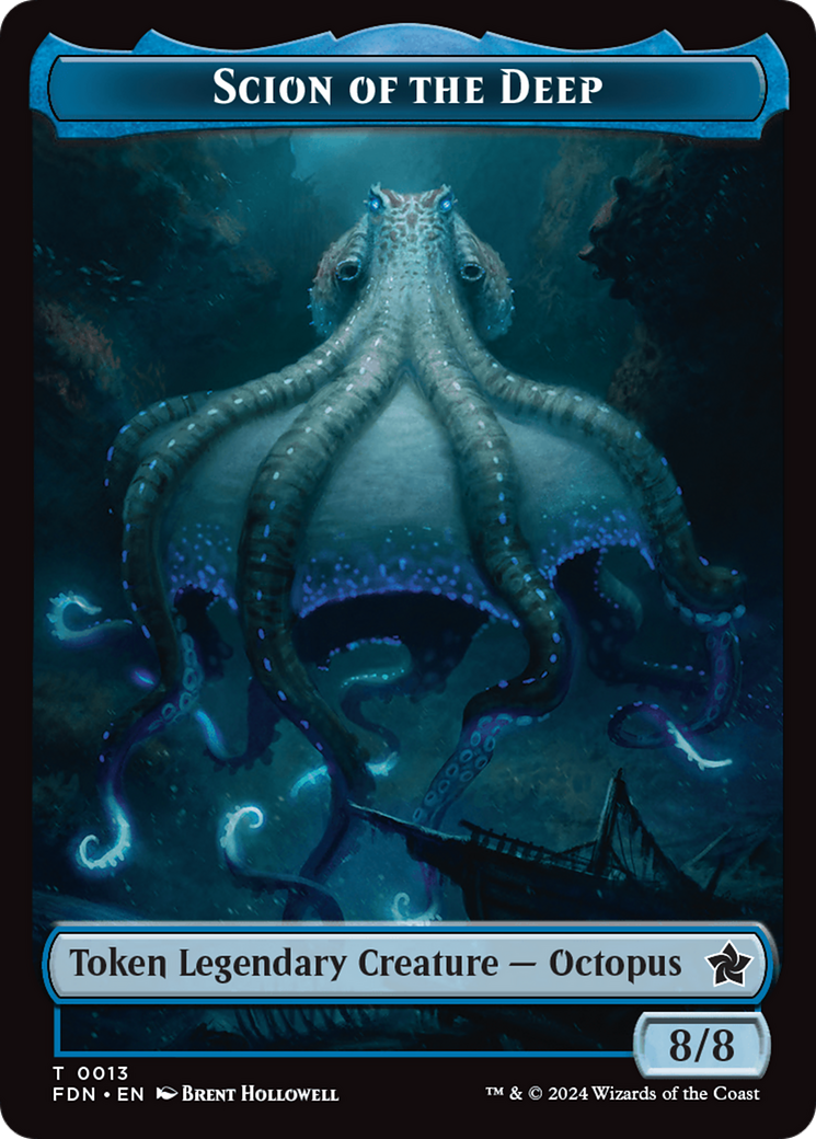 Image of Scion of the Deep (TFDN-013) - Foundations Tokens