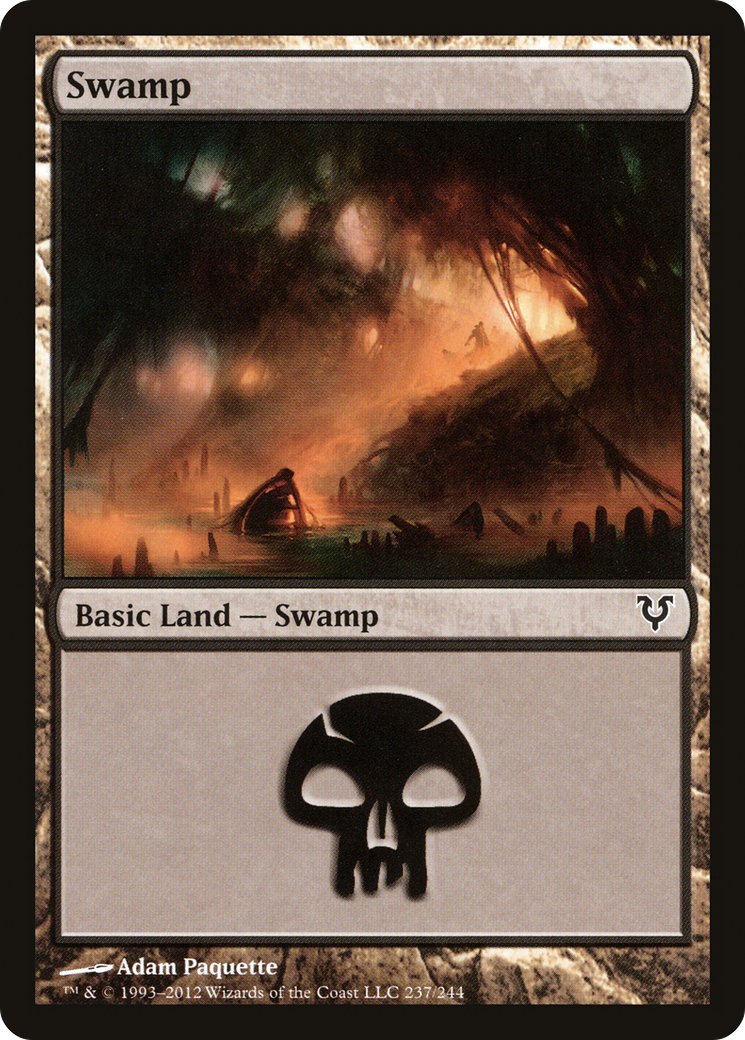 Image of Swamp (237) (AVR-237) - Avacyn Restored Foil
