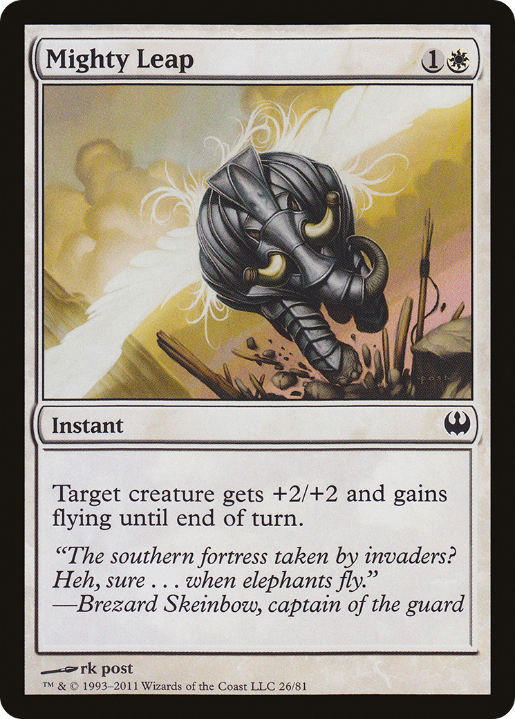 Image of Mighty Leap (DDG-026) - Duel Decks: Knights vs. Dragons
