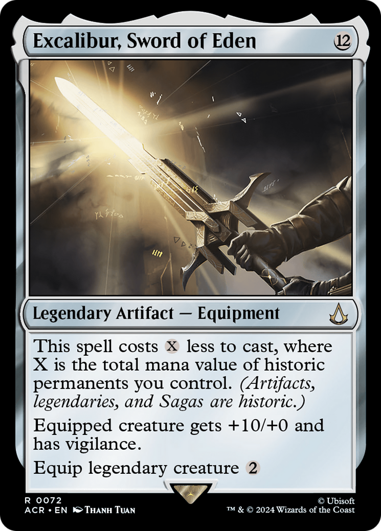 Image of Excalibur, Sword of Eden (ACR-072) - Assassin's Creed