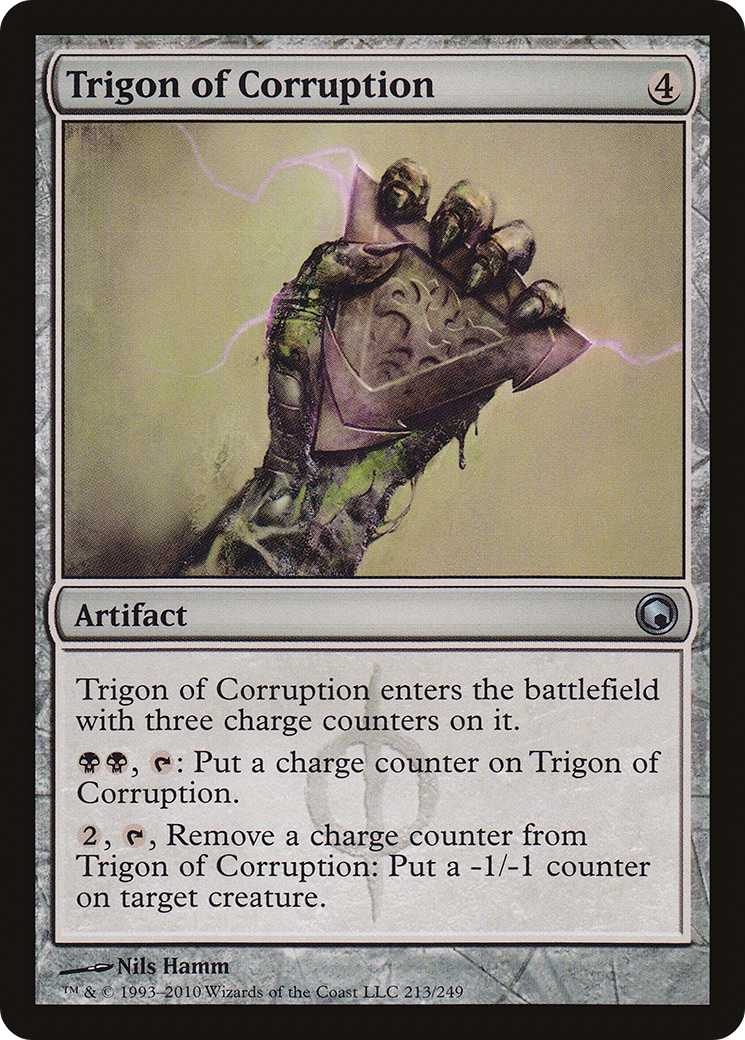 Image of Trigon of Corruption (SOM-213) - Scars of Mirrodin Foil