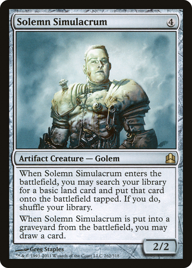 Image of Solemn Simulacrum (CMD-262) - Commander 2011