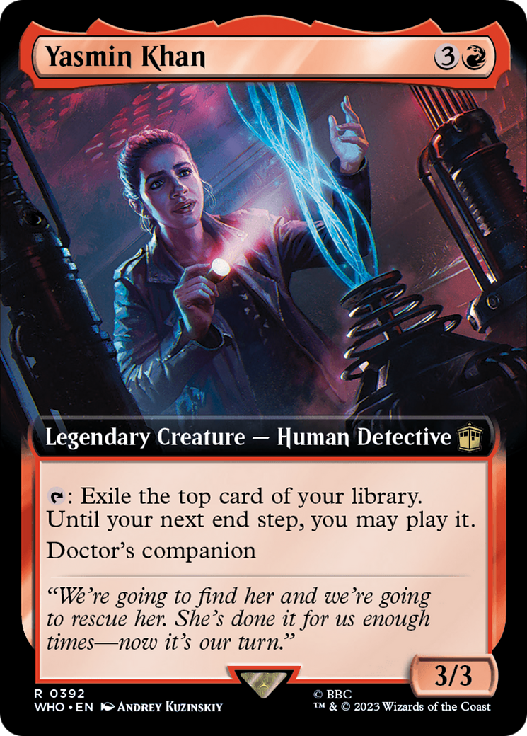 Image of Yasmin Khan (Extended Art) (WHO-392) - Doctor Who: (Extended Art)