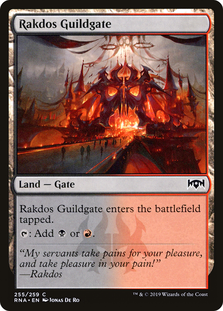 Image of Rakdos Guildgate (255) (RNA-255) - Ravnica Allegiance