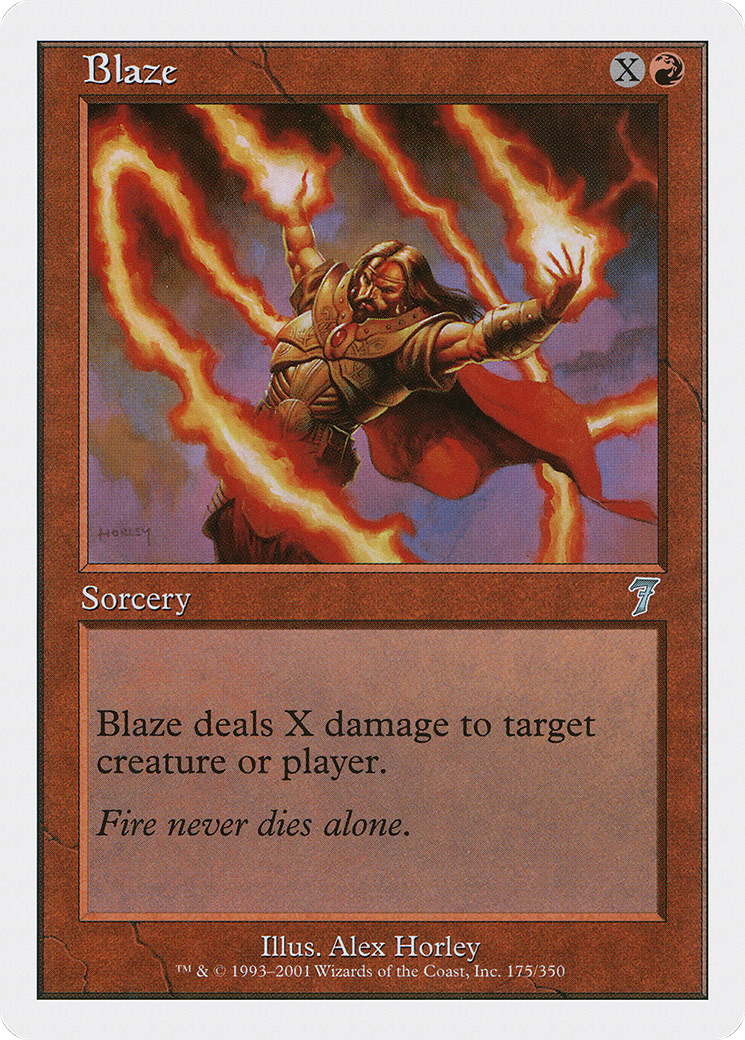Image of Blaze (7ED-175) - 7th Edition