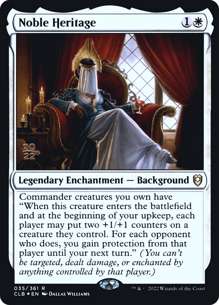 Image of Noble Heritage (PRE-035) - Battle for Baldur's Gate Promos Foil