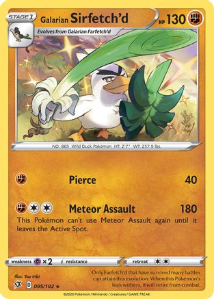 Image of Galarian Sirfetch'd 095/192  Deck Exclusives - Rare