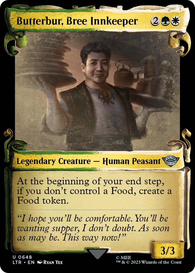Image of Butterbur, Bree Innkeeper (Showcase Scrolls) (LTR-648) - The Lord of the Rings: Tales of Middle-earth: (Showcase)