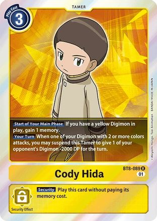 Image of Cody Hida (BT8-089) - New Awakening Foil