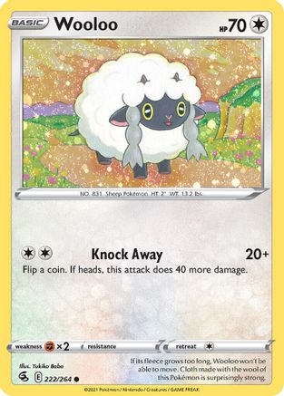 Image of Wooloo 222/264  - Holofoil Miscellaneous Cards & Products - Promo