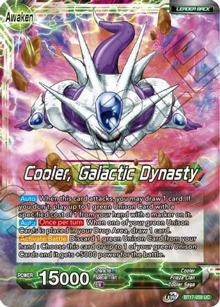 Image of Cooler // Cooler, Galactic Dynasty (BT17-059) - Ultimate Squad