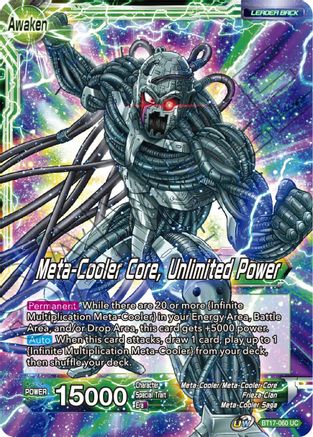 Image of Meta-Cooler // Meta-Cooler Core, Unlimited Power (BT17-060) - Ultimate Squad Foil