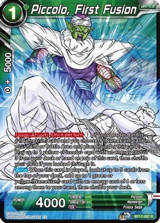 Image of Piccolo, First Fusion (BT17-067) - Ultimate Squad