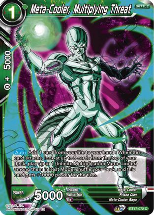 Image of Meta-Cooler, Multiplying Threat (BT17-072) - Ultimate Squad