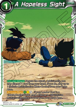 Image of A Hopeless Sight (BT17-080) - Ultimate Squad Foil
