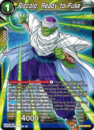 Image of Piccolo, Ready to Fuse (BT17-091) - Ultimate Squad