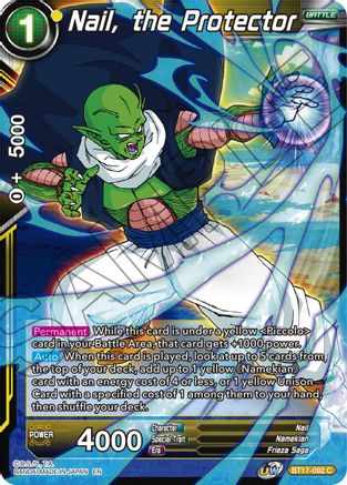 Image of Nail, the Protector (BT17-092) - Ultimate Squad
