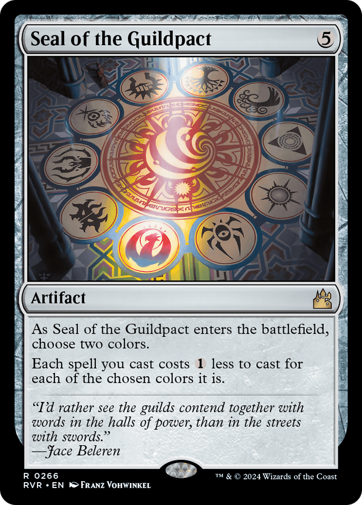 Image of Seal of the Guildpact (RVR-266) - Ravnica Remastered Foil