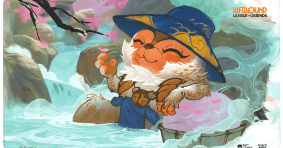 Image of RIFTBOUND TCG: LEAGUE OF LEGENDS: SET 2 SPIRITFORGED PLAYMAT 1: SPIRIT BLOSSOM TEEMO