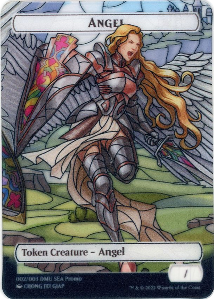Image of Angel (PTDMU-002) - Dominaria United Southeast Asia Tokens: (Full Art)