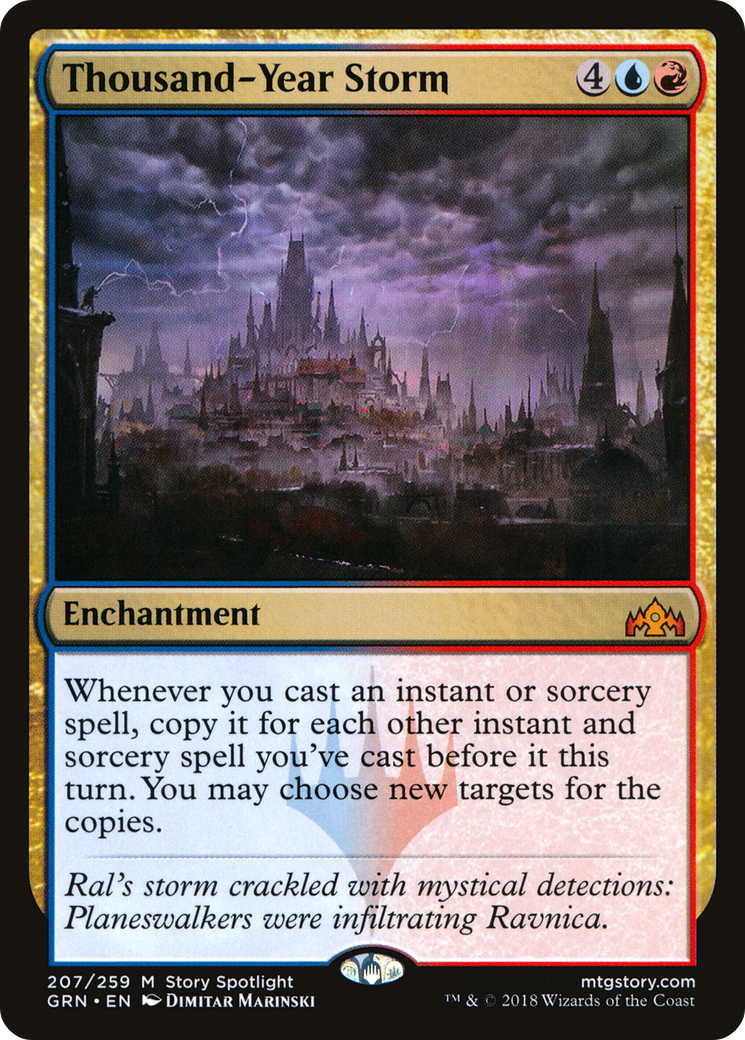 Image of Thousand-Year Storm (GRN-207) - Guilds of Ravnica Foil
