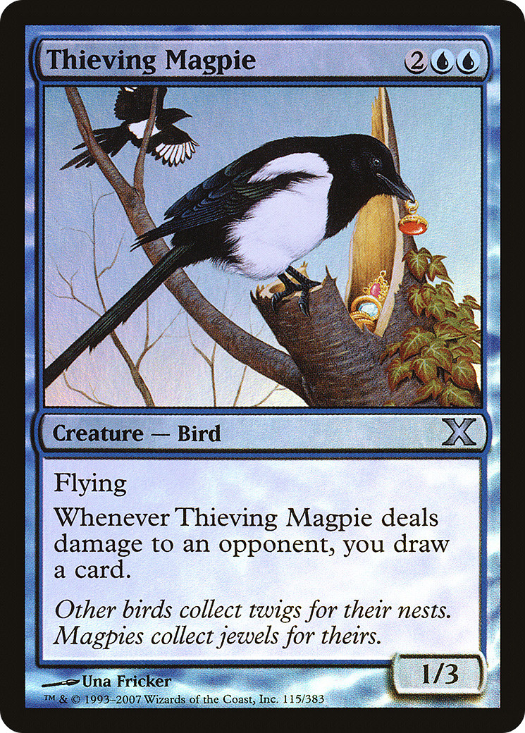 Image of Thieving Magpie (10E-115★) - Tenth Edition Foil